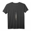 Damen Mondphasen Halbmond Viertelmond T-Shirt mit V-Ausschnitt – Perfekt für Nachtliebhaber und Astronomie-Fans
