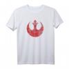 Star Wars Rebel Alliance Logo Weathered Dark T-Shirt - Offizielles Merch für Fans und Sammler