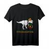 Reggae Dinosaurier Hippie Dino Dreads Rasta T-Rex T-Shirt – Geschenk für Reggae Fans, Rastafarians & Jamaika Party Enthusiasten