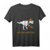 Reggae Dinosaurier Hippie Dino Dreads Rasta T-Rex T-Shirt – Geschenk für Reggae Fans, Rastafarians & Jamaika Party Enthusiasten