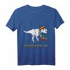 Reggae Dinosaurier Hippie Dino Dreads Rasta T-Rex T-Shirt – Geschenk für Reggae Fans, Rastafarians & Jamaika Party Enthusiasten