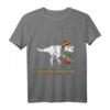 Reggae Dinosaurier Hippie Dino Dreads Rasta T-Rex T-Shirt – Geschenk für Reggae Fans, Rastafarians & Jamaika Party Enthusiasten