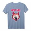 Lustiges Heulender Wolf T-Shirt für Damen und Kinder - Tier- und Sagenfans Geschenkidee für Geburtstag, Weihnachten & mehr