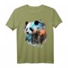 Panda Berge Natur Wald Tier Kunstwerk T-Shirt – Perfekt für Tierliebhaber, Naturfreunde und Freunde von Tiermotiven