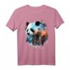 Panda Berge Natur Wald Tier Kunstwerk T-Shirt – Perfekt für Tierliebhaber, Naturfreunde und Freunde von Tiermotiven