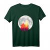Heulender Wolf im Vollmond - Kunstillustration T-Shirt für Wolfsliebhaber, Naturschutz und Outdoor-Abenteuer