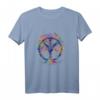 Baum o Leben mit Frieden Zeichen T-Shirt – Inspirierende Kleidung für Freiheit, Einheit & Spiritualität