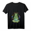 Damen Gaia T-Shirt - Griechische Göttin Mutter Erde Hippie Natur Spirituelle Mode mit V-Ausschnitt