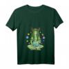 Damen Gaia T-Shirt - Griechische Göttin Mutter Erde Hippie Natur Spirituelle Mode mit V-Ausschnitt