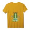 Damen Gaia T-Shirt - Griechische Göttin Mutter Erde Hippie Natur Spirituelle Mode mit V-Ausschnitt