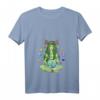 Damen Gaia T-Shirt - Griechische Göttin Mutter Erde Hippie Natur Spirituelle Mode mit V-Ausschnitt
