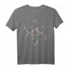Atom Physiker Nerd Geschenk Physik T-Shirt - Perfektes Geschenk für Wissenschaftler, Nerds und Physiklehrer zu Weihnachten & Geburtstag