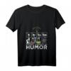 Damen Sarkasmus Primary Elements Of Humor - Naturwissenschaften T-Shirt mit V-Ausschnitt, Perfekt als lustiges Geschenk für Wissenschafts- und Humorliebhaber