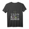 Damen Sarkasmus Primary Elements Of Humor - Naturwissenschaften T-Shirt mit V-Ausschnitt, Perfekt als lustiges Geschenk für Wissenschafts- und Humorliebhaber