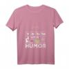 Damen Sarkasmus Primary Elements Of Humor - Naturwissenschaften T-Shirt mit V-Ausschnitt, Perfekt als lustiges Geschenk für Wissenschafts- und Humorliebhaber