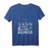 Damen Sarkasmus Primary Elements Of Humor - Naturwissenschaften T-Shirt mit V-Ausschnitt, Perfekt als lustiges Geschenk für Wissenschafts- und Humorliebhaber
