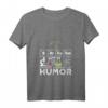 Damen Sarkasmus Primary Elements Of Humor - Naturwissenschaften T-Shirt mit V-Ausschnitt, Perfekt als lustiges Geschenk für Wissenschafts- und Humorliebhaber