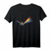 Prisma mit Regenbogenfarben und weißem Lichtstrahl Design T-Shirt – Perfektes Geschenk für Physiker, Wissenschaftler & Physik-Studenten