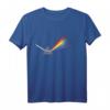 Prisma mit Regenbogenfarben und weißem Lichtstrahl Design T-Shirt – Perfektes Geschenk für Physiker, Wissenschaftler & Physik-Studenten