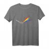 Prisma mit Regenbogenfarben und weißem Lichtstrahl Design T-Shirt – Perfektes Geschenk für Physiker, Wissenschaftler & Physik-Studenten