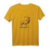 Hirsch T-Shirt handgezeichnet - Jäger Jagd Geschenk für Rotwild, Naturburschen & Hirsch-Fans