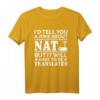 Lustiges Netzwerk-Zitat T-Shirt für Programmierer, Hacker & Entwickler - Perfektes Geschenk mit NAT-Witz