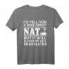 Lustiges Netzwerk-Zitat T-Shirt für Programmierer, Hacker & Entwickler - Perfektes Geschenk mit NAT-Witz