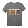 Bier T-Shirt mit Weißbierglas Stop Rassismus – Geschenk für Bierliebhaber, Freunde und Familie gegen Rassismus, ideal für Vatertag, Geburtstag & Weihnachten