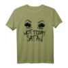 Nicht heute Satan T-Shirt Damen & Herren - Lustiges Full Graphic Design Shirt mit Statement & hochwertiger Verarbeitung