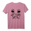 Nicht heute Satan T-Shirt Damen & Herren - Lustiges Full Graphic Design Shirt mit Statement & hochwertiger Verarbeitung