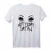 Nicht heute Satan T-Shirt Damen & Herren - Lustiges Full Graphic Design Shirt mit Statement & hochwertiger Verarbeitung