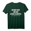 Du Musst Nicht Irre Sein Um Hier Zu Arbeiten - Lustiges T-Shirt für Azubis, Gesellen & Berufsanfänger als Geschenkidee