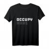 Occupy Mars Space Exploration Langarmshirt – Klassisch geschnitten, doppelt genähter Saum für Weltraum- und Sci-Fi-Fans