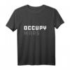 Occupy Mars Space Exploration Langarmshirt – Klassisch geschnitten, doppelt genähter Saum für Weltraum- und Sci-Fi-Fans