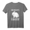 Hasen Hase Mir Reicht´s Ich Geh Zu Meinem Kaninchen T-Shirt - Lustiges Tierliebhaber-Shirt für Geburtstag & Weihnachten
