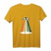 Retro Regenbogen UFO T-Shirt – Buntes Vintage-Design für Sci-Fi- und Außerirdischen-Liebhaber