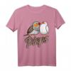 Zebrafinken T-Shirt PIEPS Geschenk - Niedliches Vogel-Design für Vogelhalter, perfekt zum Geburtstag, Weihnachten & Vatertag