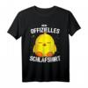 Mein Offizielles Schlafshirt mit Küken - Lustiges Hähnchen Schlaf T-Shirt für entspannte Tage und als Geschenk für Tier- und Kawaii-Fans