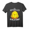 Mein Offizielles Schlafshirt mit Küken - Lustiges Hähnchen Schlaf T-Shirt für entspannte Tage und als Geschenk für Tier- und Kawaii-Fans