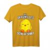 Mein Offizielles Schlafshirt mit Küken - Lustiges Hähnchen Schlaf T-Shirt für entspannte Tage und als Geschenk für Tier- und Kawaii-Fans