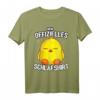 Mein Offizielles Schlafshirt mit Küken - Lustiges Hähnchen Schlaf T-Shirt für entspannte Tage und als Geschenk für Tier- und Kawaii-Fans