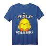 Mein Offizielles Schlafshirt mit Küken - Lustiges Hähnchen Schlaf T-Shirt für entspannte Tage und als Geschenk für Tier- und Kawaii-Fans