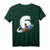 Kinder Rakete T-Shirt für 6. Geburtstag – Weltraum Raumschiff Design für Jungen und Mädchen