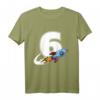 Kinder Rakete T-Shirt für 6. Geburtstag – Weltraum Raumschiff Design für Jungen und Mädchen