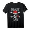 Pirate Dad Jolly Roger Familie Matching T-Shirt - Perfektes Piratenoutfit für Kreuzfahrt, Piratennacht & Piraten-Tag in der Schule