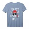 Pirate Dad Jolly Roger Familie Matching T-Shirt - Perfektes Piratenoutfit für Kreuzfahrt, Piratennacht & Piraten-Tag in der Schule