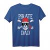 Pirate Dad Jolly Roger Familie Matching T-Shirt - Perfektes Piratenoutfit für Kreuzfahrt, Piratennacht & Piraten-Tag in der Schule