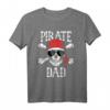 Pirate Dad Jolly Roger Familie Matching T-Shirt - Perfektes Piratenoutfit für Kreuzfahrt, Piratennacht & Piraten-Tag in der Schule