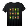 Lustiges Mülltonnen T-Shirt mit 12 Mülltonnen Design – Perfekt für Umweltfans und Recycling-Enthusiasten
