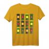 Lustiges Mülltonnen T-Shirt mit 12 Mülltonnen Design – Perfekt für Umweltfans und Recycling-Enthusiasten